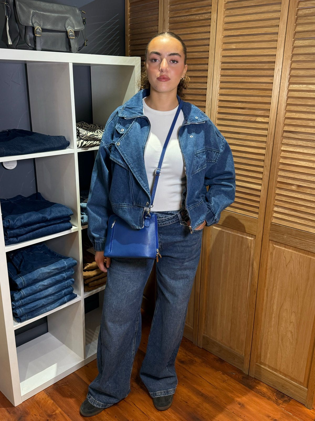 Veste Coton Effet Jean